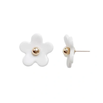 Poporcelain Everyday Porcelain Daisy Stud Earrings