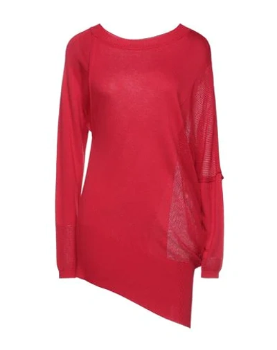 N.o.w. Andrea Rosati Cashmere Sweaters In Red