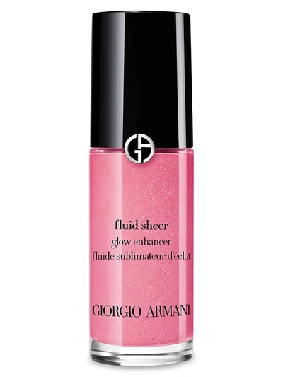 Giorgio Armani Fluid Sheer Glow Enhancer Liquid Highlighter, Bronzer & Blush, 0.6 oz In 8
