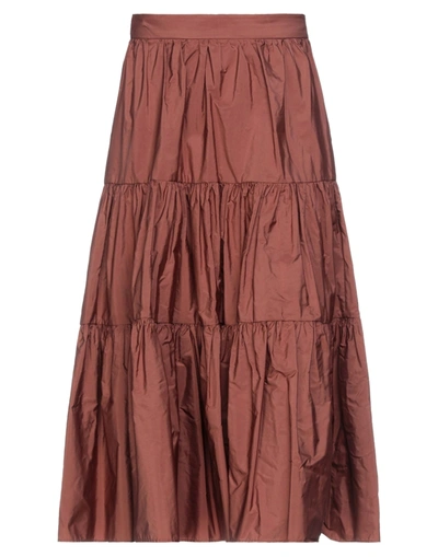 Mauro Grifoni 3/4 Length Skirts In Red