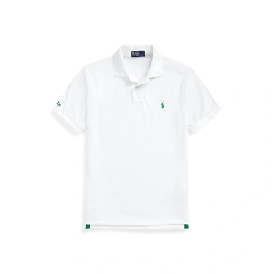 Ralph Lauren Boys Pure White Kids Earth Recycled-polyester Polo Shirt 2-14 Years 6 Years