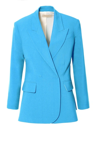 Aggi By Halewski Blazer Ramona Malibu Blue