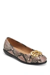Aerosoles Women's Big Bet Casual Flat Women's Shoes In Pink Snake