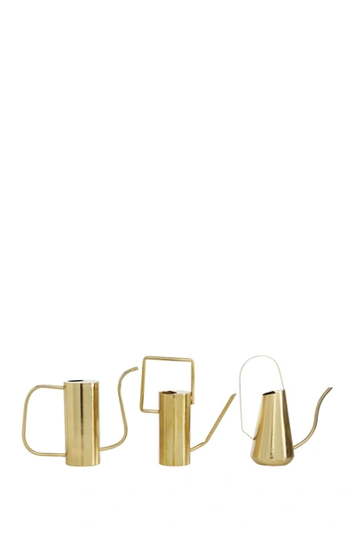 Willow Row Metal Gold Watering Can