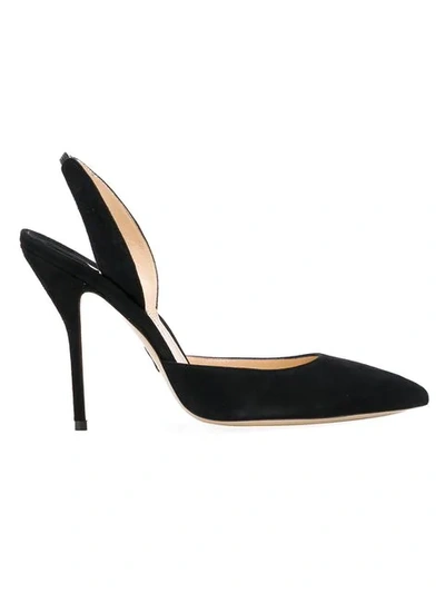 Paul Andrew Sling Back Pumps In Nero