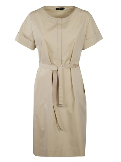 Fay Womens Beige Other Materials Dress In Light Beige