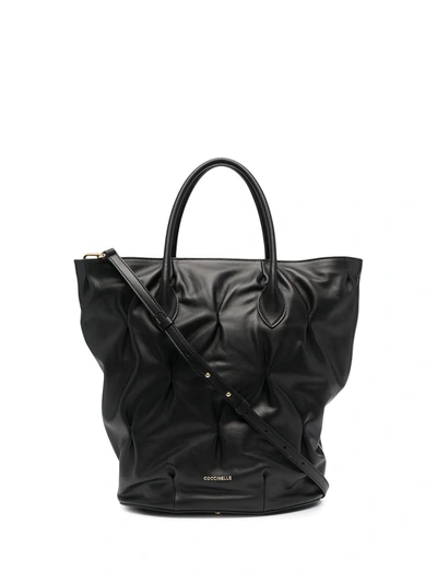 Coccinelle Jude Goodie Bucket Bag In Black