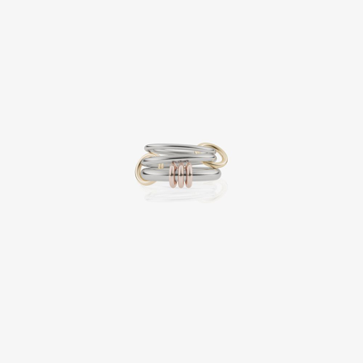Spinelli Kilcollin 18k Yellow Gold And Sterling Silver Orion Linked Rings