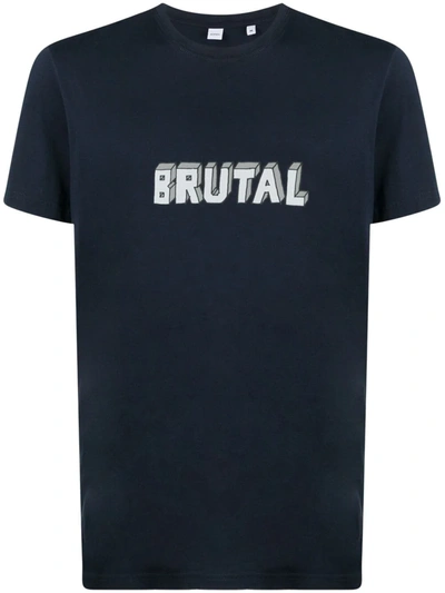 Aspesi Brutal Print T-shirt In Blue