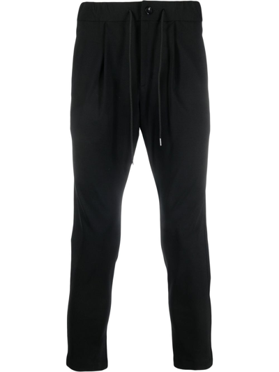 Attachment Tapered Cargo Pocket Trousers In Black