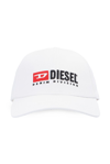 Diesel Corry-div Logo-embroidered Cap In Bianco