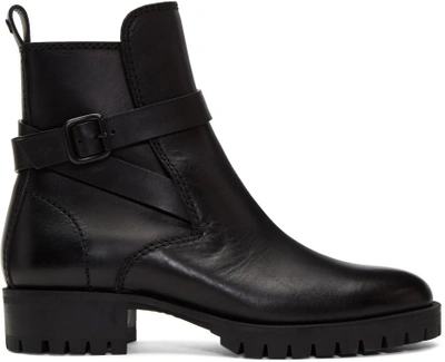 Dsquared2 Black Buckle Boots