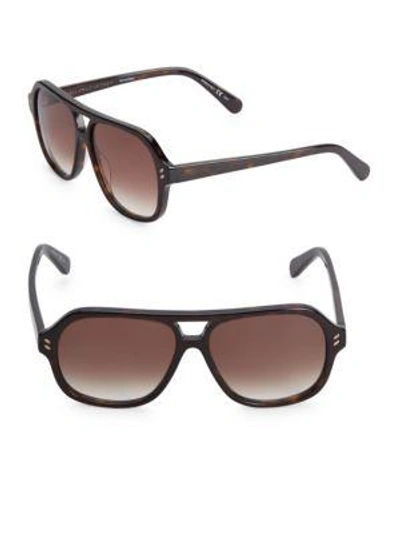 Saint Laurent Stella Mccartine Classic 55mm Sunglasses In Classic Brown