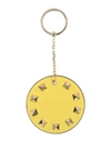 Valentino Garavani Key Ring In Yellow