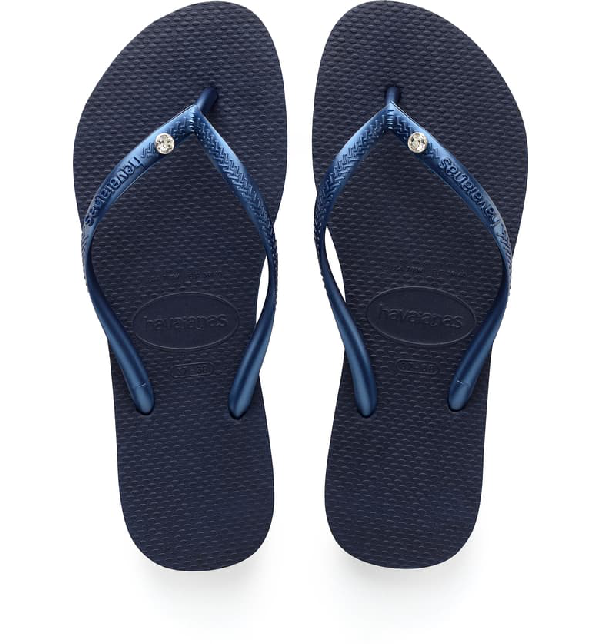 havaianas slim swarovski crystal
