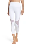 Alo Yoga High Waist Coast Capri In White