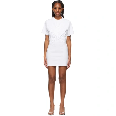 t by alexander wang jersey dress T by Alexander Wang Draped Shiny Jersey Long-Sleeve Cocktail Dress Size S  Black