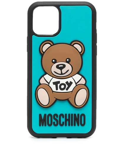 Moschino Teddy Bear Iphone 11 Pro Max Case In Blue