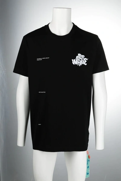Off-white Black Cotton Logo T-shirt