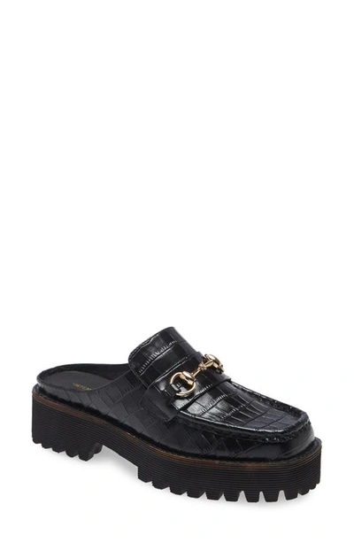 Intentionally Blank Luca Loafer Mules In Black
