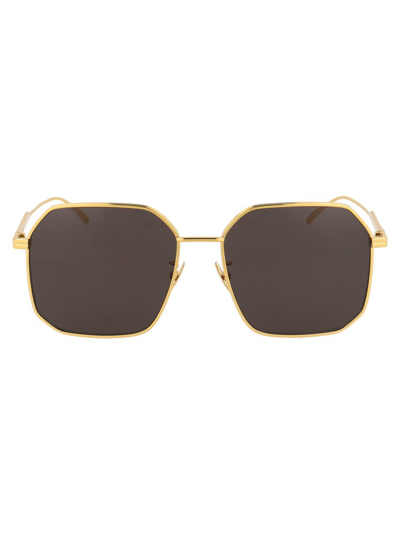 Bottega Veneta Bv1108sa Sunglasses In Gold
