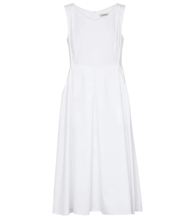 's Max Mara Pisa Cotton Midi Dress In White