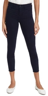 L Agence Margot Sateen Skinny Jeans In Midnight