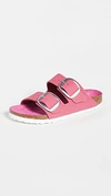 Birkenstock Women's Arizona Big Buckle Slide Sandals In Pink