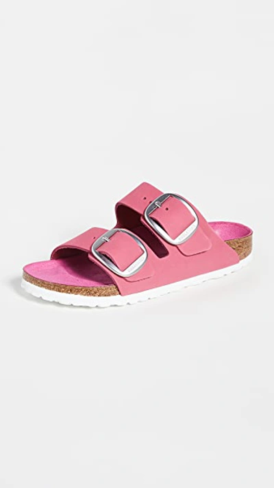 Birkenstock Women's Arizona Big Buckle Slide Sandals In Pink