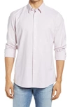 Nordstrom Oxford Button-up Performance Shirt In Pink Antique - White Oxford