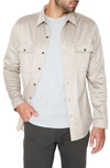 7 Diamonds Country Road Shirt Jacket In Taupe