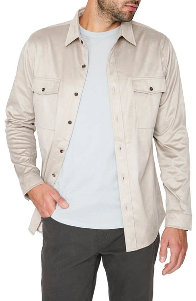 7 Diamonds Country Road Shirt Jacket In Taupe