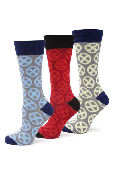Cufflinks, Inc X-men 3-pack Socks In Neutral