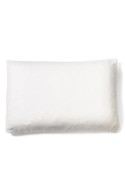 Coyuchi Down Alternative Shredded Organic Latex Pillow In Alpine White