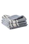 Coyuchi Cirrus Organic Cotton Throw Blanket In Storm