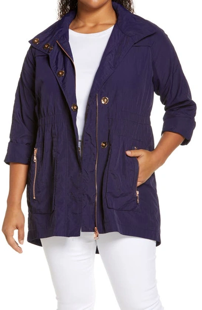 Adyson Parker Full Zip Jacket In Rich Navy