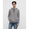 Club Monaco Feel Good Pullover Hoodie In Light Blue