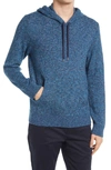 Club Monaco Dark Blue Multi Feel Good Pullover Hoodie In Size Xxl