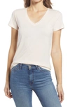 Nordstrom Everyday V-neck T-shirt In Pink Peony Bud