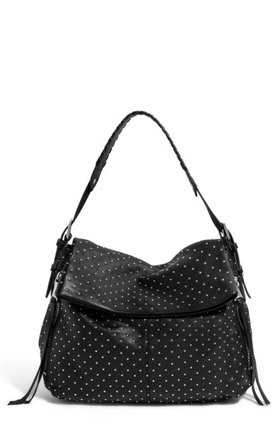 Aimee Kestenberg Bali Hobo Bag In Black Micro Studs