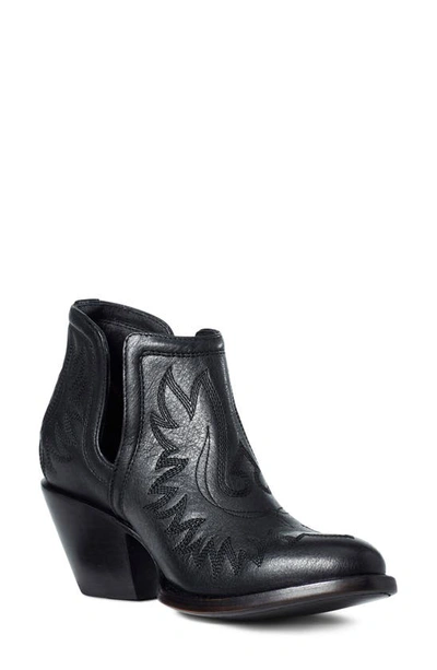 Ariat Dixon Western Boot In Black Leather