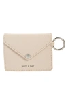 Matt & Nat Ozma Vegan Leather Coin Purse With Key Ring In Opal