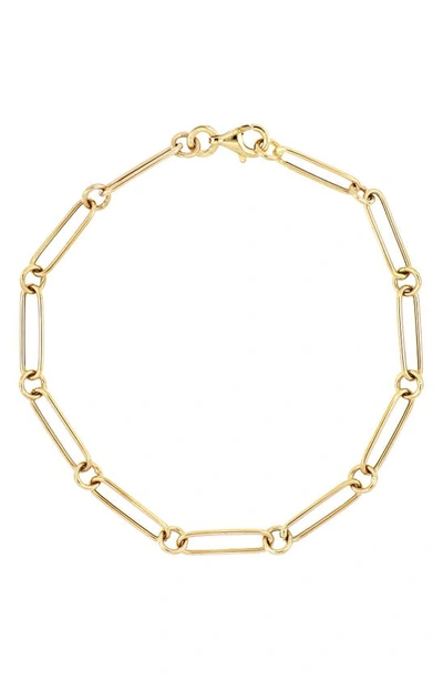 Bony Levy Ofira 14k Gold Alternating Link Bracelet In Yellow Gold