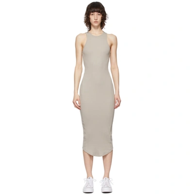 Rag & Bone The Essential Ribbed Tank Dress In Graydawn