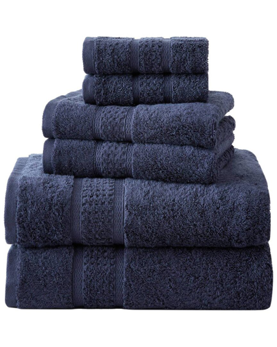 Nautica Oceane 6pc Navy Towel Set In Multi