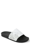Bruno Magli Men's Messe Bologna Crest Slide Sandals In White