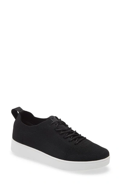 Fitflop Women's Rally Tonal Knit Sneakers Women's Shoes In Black