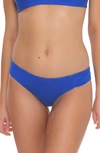 Trina Turk Monaco Angled Tab Side Hipster Bikini Bottoms Women's Swimsuit In Sapphire Blue
