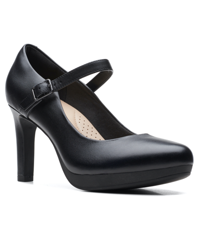 Clarks Women's Ambyr Shine Dress Shoes Women's Shoes In Black Leather