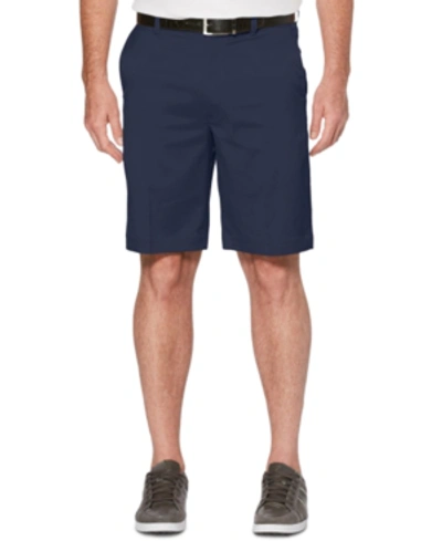 Pga Tour Men's Performance Stretch Eco Dobby Golf Shorts In Black Iris